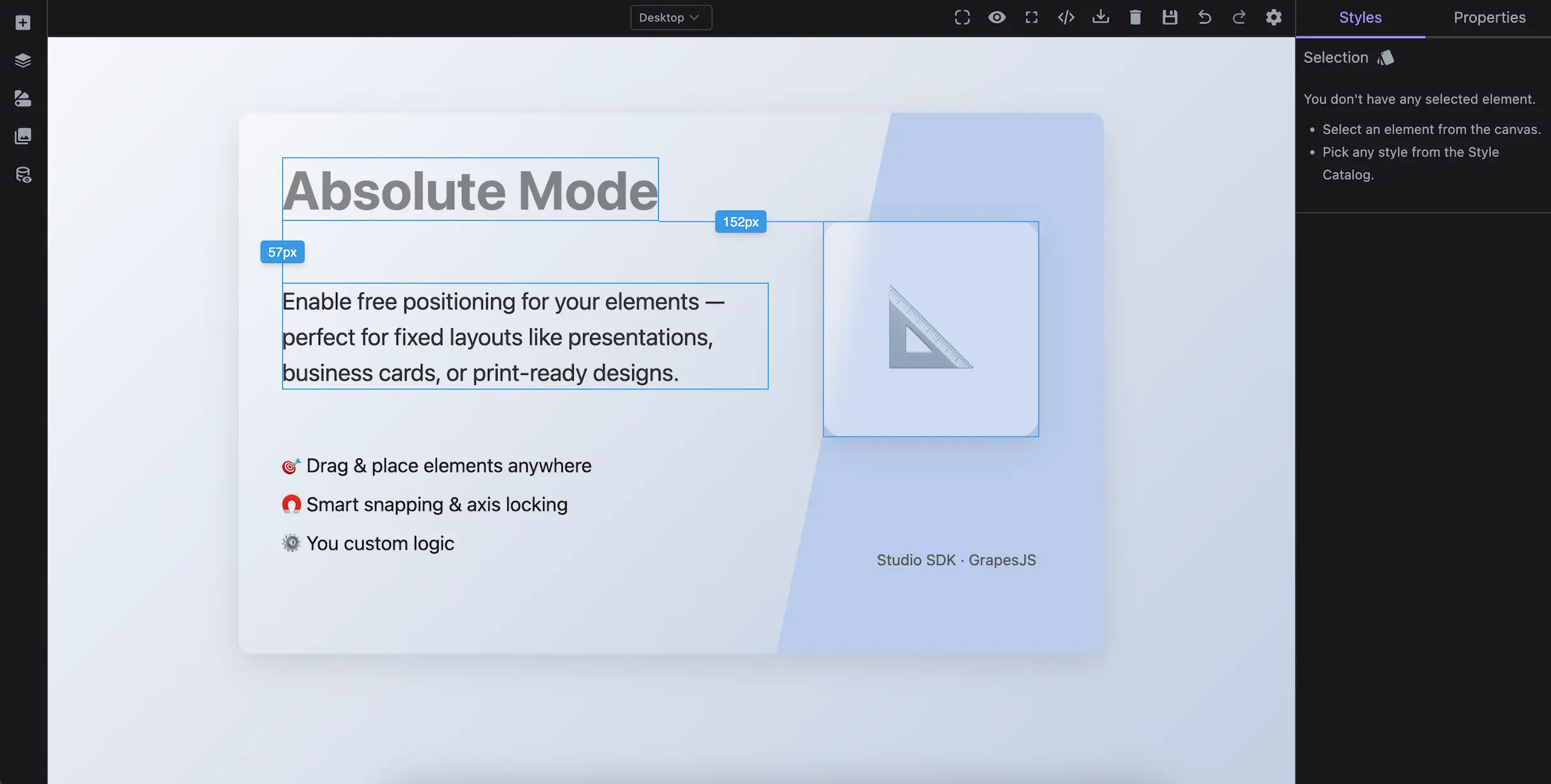 Cover Image for Introducing Absolute Mode: Precision Layout Control Inside Studio SDK