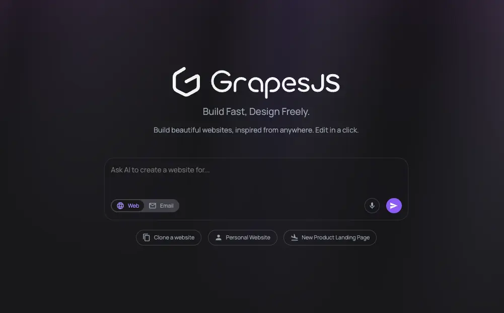 Cover Image for Introducing Grapes Studio Beta: Build Beautiful Websites with AI and Visual Editing