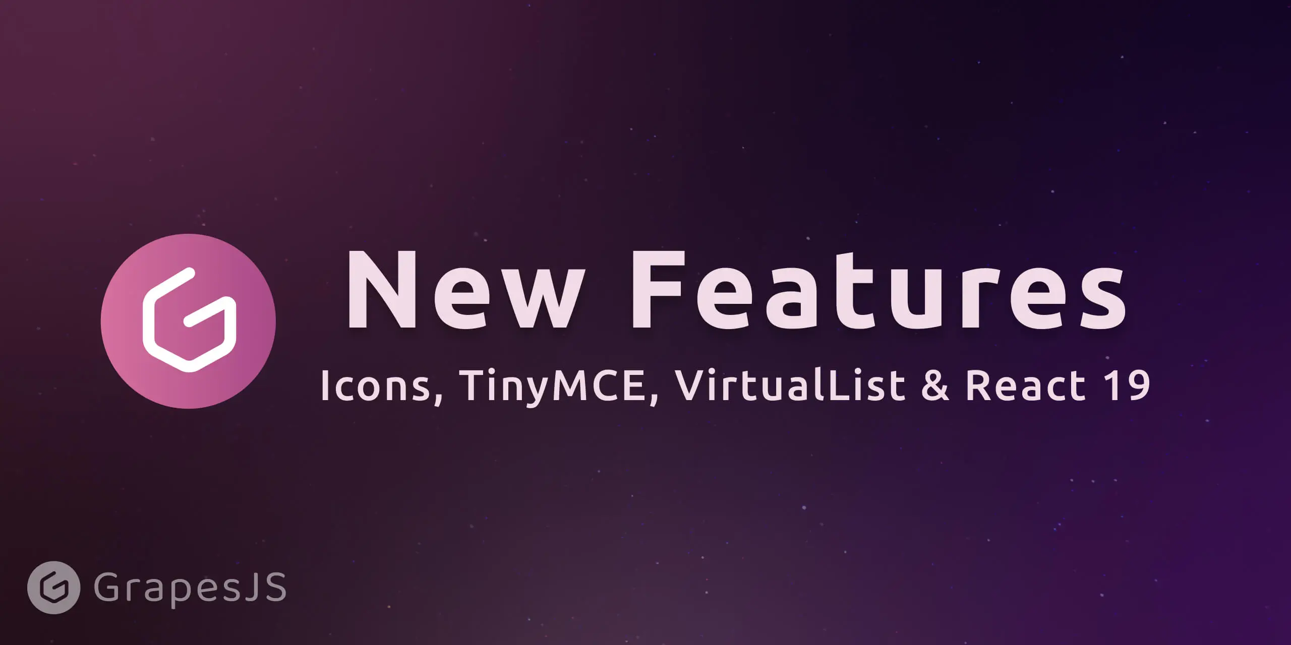 Cover Image for Exciting New Features in Our Latest Release: React 19 Support, Icon Picker, VirtualList, and More